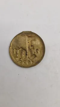 Original pin fra valget af Adolf Hitler i 1933