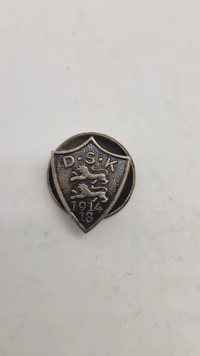 Original pin fra Danske Sønderjyske Krigsdeltagere