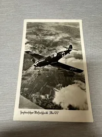 Originalt Tysk WW2 postkort  luftwaffe