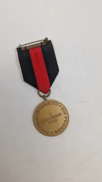 Original Medaille zur Erinnerung an den 1. Oktober 1938)