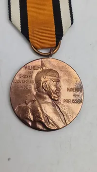 erindringsmedalje for 100-årsdagen for fødslen af kejser Wilhelm I af Tyskland og konge af Preussen (1797-1888)
