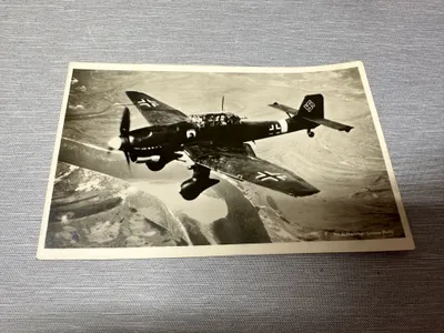 Originalt Tysk WW2 postkort  luftwaffe