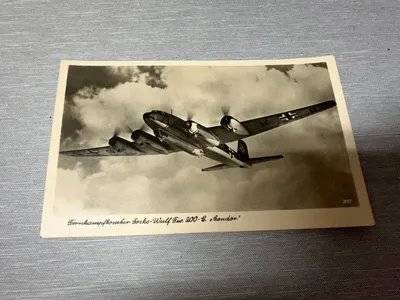 Originalt Tysk WW2 postkort  luftwaffe