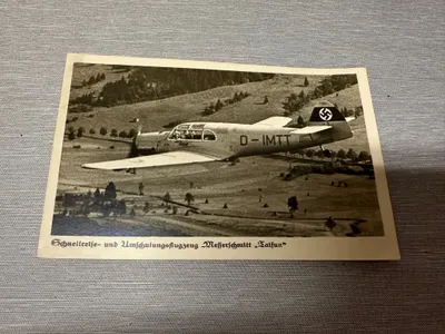 Originalt Tysk WW2 postkort  luftwaffe