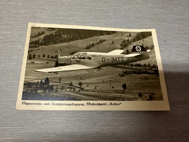 Originalt Tysk WW2 postkort  luftwaffe