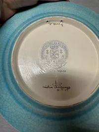 Original sjælden KZ platte givet til Jean Lastennet