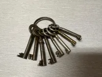 Samling antikke nøgler