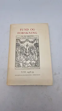 Bøger : Fund og forskning 1958/59 - Camuflerede illegale tryk - Fund og forskning 1965 : Falske illegale tryk under besættelsen.