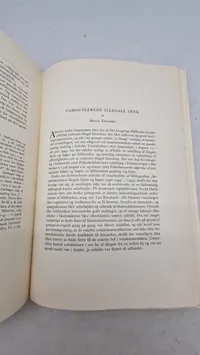 Bøger : Fund og forskning 1958/59 - Camuflerede illegale tryk - Fund og forskning 1965 : Falske illegale tryk under besættelsen.