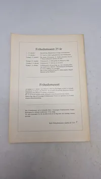 Hæfter : Frihedsmuseet og klip fra Besættelsens hverdage