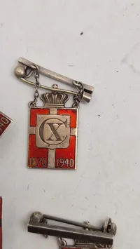 Kongemærker, sølv, Georg Jensen 2 herre og 2 dame-udgaver