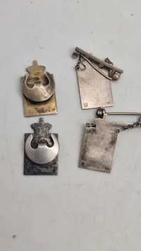 Kongemærker, sølv, Georg Jensen 2 herre og 2 dame-udgaver