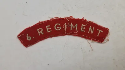 Original dansk patch - 6 regiment