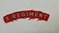Original dansk patch - 3 regiment