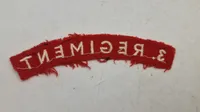 Original dansk patch - 3 regiment