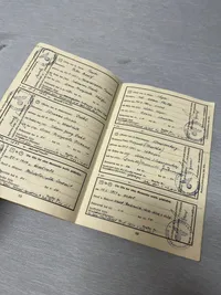 Original Tysk WW2 Ahnepass der kan dokumentere at man er arisk