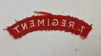 Originalt dansk patch - 7 regiment