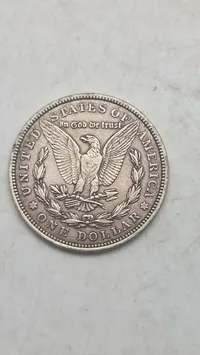 Original one dollar sølvmønt fra 1921