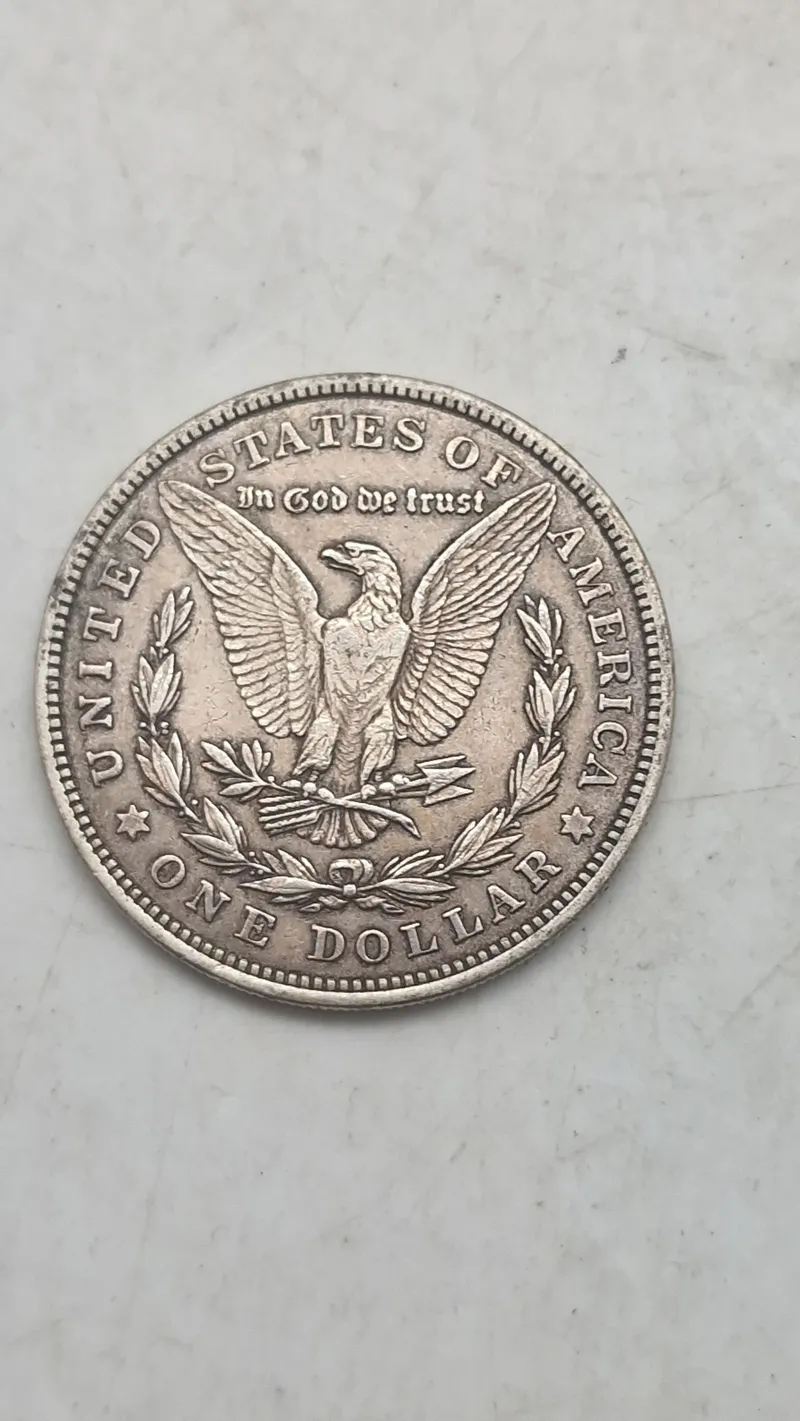 Original one dollar sølvmønt fra 1921