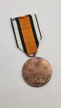 Original erindringsmedalje for Kaiser Wilhelm I, udstedt i anledning af hans 100-års fødselsdag den 22. marts 1897. Medaljen blev skænket af hans barnebarn Wilhelm II