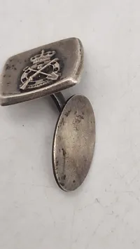 Militære manchetknapper. Sterlingsølv