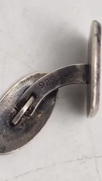 Militære manchetknapper. Sterlingsølv