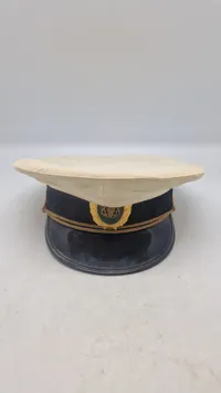 Original dansk politi kasket med regnslag