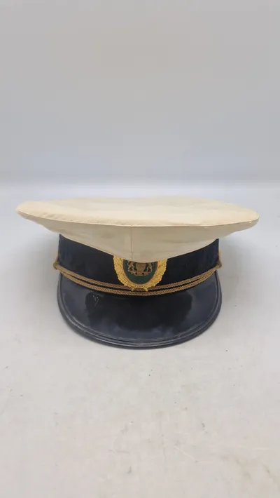 Original dansk politi kasket med regnslag