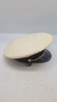 Original dansk politi kasket med regnslag