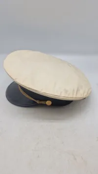 Original dansk politi kasket med regnslag