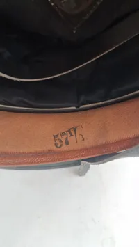Original dansk politi kasket med regnslag