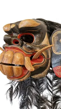 Original barong-maske fra Bali