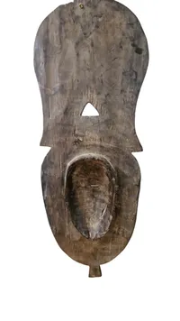 Original afrikansk portræt maske af træ