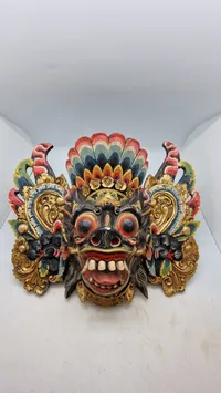Original Barong-maske fra Bali