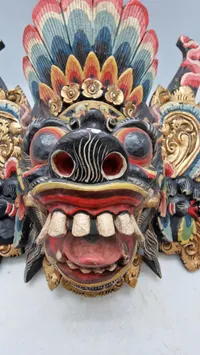 Original Barong-maske fra Bali