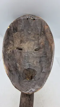 Original afrikansk portræt maske af træ