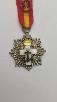 Original miniature medalje, Spanish Naval Merit Cross (Cruz del Mérito Naval)