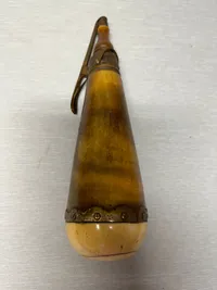 Originalt jægerkrudthorn model 1819 officers udgave