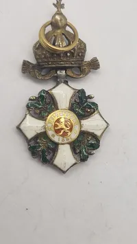 Original miniature medalje af den bulgarske Civil Merit Order