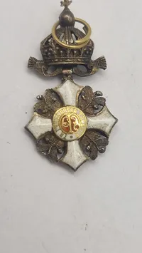 Original miniature medalje af den bulgarske Civil Merit Order