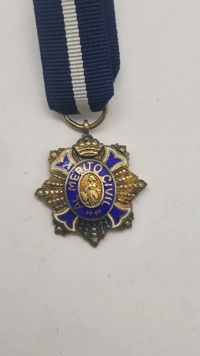 Original miniture medalje fra den hollandske Oranje-Nassau Orden