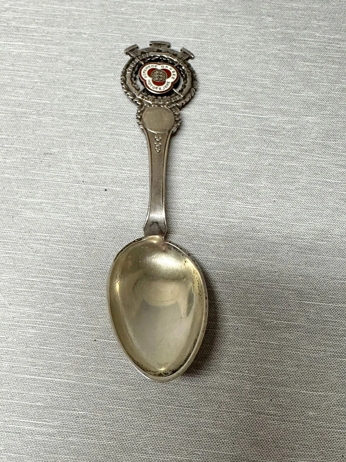 Original Dansk FDM ske af sølv fra 1931