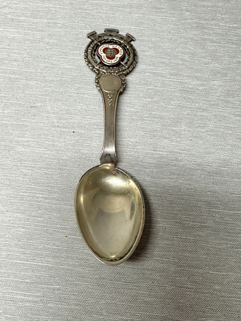 Original Dansk FDM ske af sølv fra 1931