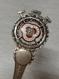 Original Dansk FDM ske af sølv fra 1931