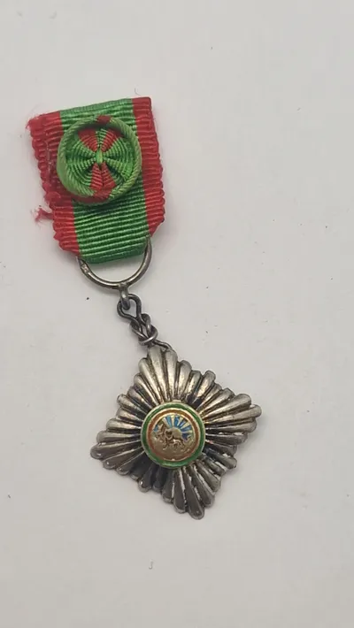 Original miniature medalje, Order of the Lion and Sun