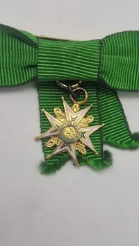 Original miniature medalje, Sankt Lazarus af Jerusalem