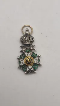 Original miniature medalje af den belgiske Leopoldsorden