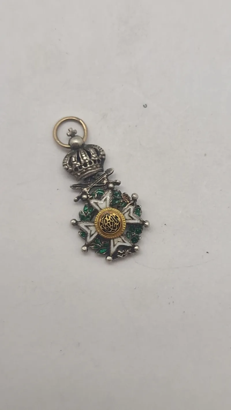Original miniature medalje af den belgiske Leopoldsorden