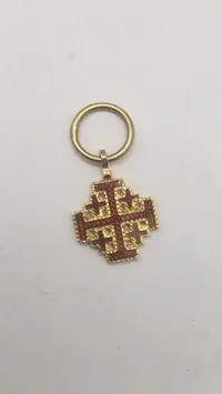 Original miniature medalje, Jerusalem cross