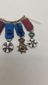Original miniature medalje spange